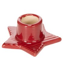 Artikel Stervormige kaarsenhouder voor taps toelopende kaarsen, advents- en kerstkaarsen, 8 cm, 2 stuks