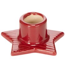Artikel Stervormige kaarsenhouder voor taps toelopende kaarsen, advents- en kerstkaarsen, 8 cm, 2 stuks