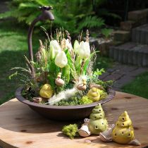 Artikel Bloempot, een ideale blikvanger voor buitenruimtes, met een designelement in de vorm van een kraan, 36 cm