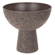Artikel Ronde plantenpot op een voet, moderne plantenpot, 25 cm