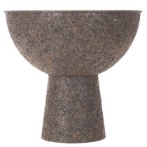 Artikel Ronde plantenpot op een voet, moderne plantenpot, 25 cm
