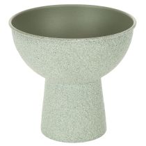 Artikel Moderne ronde plantenbak op een hoge voet, 18 cm