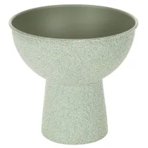 Artikel Moderne ronde plantenbak op een hoge voet, 18 cm