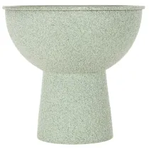 Artikel Moderne ronde plantenbak op een hoge voet, 18 cm