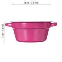 Artikel Metalen plantenbak, zomerdecoratie voor de woonkamer, 23 cm, 3 stuks