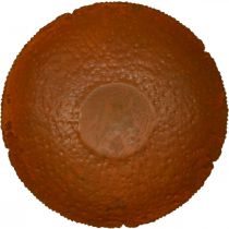 Artikel Decoratieve metalen schaal, decoratieve schaal met een rustieke uitstraling, Ø30cm H8,5cm