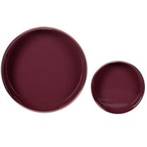 Artikel Decoratieve kommenset, moderne uitstraling, veelzijdig te plaatsen in de woonkamer, 21 cm, 1 set