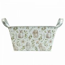 Artikel Jardiniere plantenbak plantenbak metaal 20×12,5×10cm
