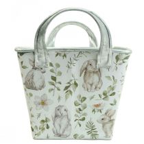 Artikel Jardiniere plantenbak plantenbak metaal 20×12,5×10cm