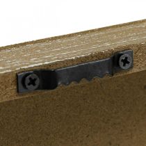 Artikel Vintage wanddecoratie houten borden met spreuken 20x20cm 2st