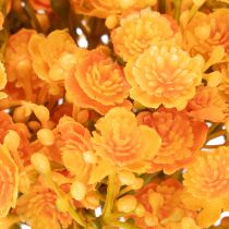 Artikel Kunstmatige gipskruidtakjes van oranje voor bloemstukken, 30 cm, 10 stuks