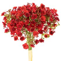 Artikel Kunstmatig gipskruid, rood, boeket als bloemdecoratie, 30 cm, 10 stuks