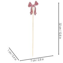 Artikel Decoratieve strikjes voor bloemen, 32 cm, 12 stuks