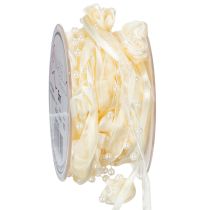 Artikel Valentino lint, crème, 15 mm, 5 m