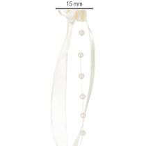 Artikel Valentino lint, crème, 15 mm, 5 m