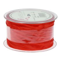 Artikel Ribbon Crash sierlint cadeaulint rood 50mm 20m