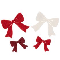 Artikel Decoratieve strikjesmix, kerstversiering en knutselspullen, 5 cm, 48 stuks