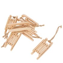 Artikel Decoratieve slee om in de kerstboom te hangen, 6 cm, 6 stuks