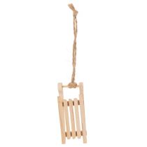 Artikel Decoratieve slee om in de kerstboom te hangen, 6 cm, 6 stuks