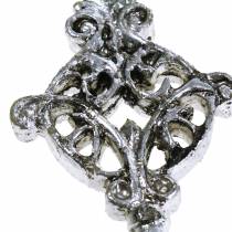 Artikel Decoratieve sleutel voor het ophangen van antiek zilver 10cm 3 st