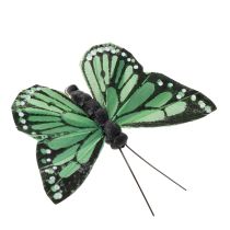 Artikel Vlinderdecoratie, vrolijke kamerversiering voor binnen en buiten, 7 cm, 12 stuks
