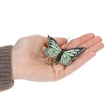 Artikel Vlinderdecoratie, vrolijke kamerversiering voor binnen en buiten, 7 cm, 12 stuks