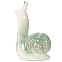 Artikel Keramische decoratieve slakfiguur voor stijlvolle woonomgevingen en betoverende tafeldecoraties, 16 cm