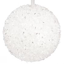 Artikel Sneeuwdecoratie Kerstversiering ballen kegels Ø4/8cm 18 st