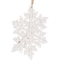 Artikel Grote decoratieve sneeuwvlok, hangende decoratie, 30 cm