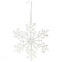 Artikel Sneeuwvlokdecoratie ijskristal om op te hangen 18×20cm 4st