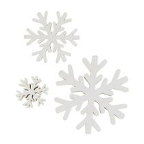 Artikel Sneeuwvlokken wit mix 3cm - 7cm 48st