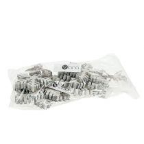 Artikel Houten sneeuwvlokken wit-grijs soort. 7-12cm 6st