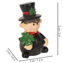 Artikel Gelukbrengende schoorsteenvegerfiguurtjes om op te plakken, 5 cm, 6 stuks