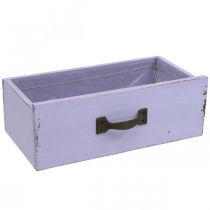 Artikel Plantenbak Decoratieve Lade Shabby Chic Hout Paars 25×13×8cm