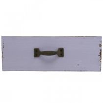 Artikel Plantenbak Decoratieve Lade Shabby Chic Hout Paars 25×13×8cm