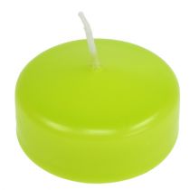 Artikel Drijvende kaarsen Groen 4,5cm 8 st