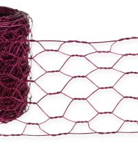 Zeskant vlecht roze 50mm 5m