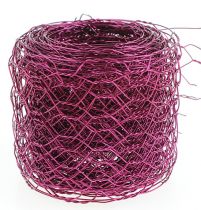 Zeskant vlecht roze 50mm 5m