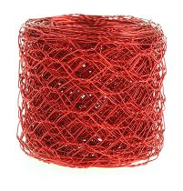 Hexagon gevlochten 50mm 5m rood