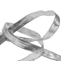 Artikel Cadeaulint zilver met draadrand 15mm 25m
