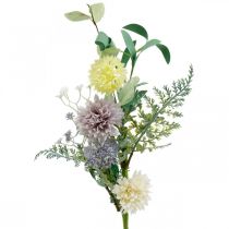 Zijden bloemen in bos, zomerse decoraties, chrysanten en boldistels, kunstbloemen L50cm