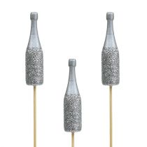 Artikel Champagneflesplug 7cm met mica L30cm 8 st