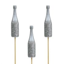 Artikel Champagnefles plug 7cm met mica L30cm 8st