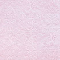 Artikel Servetten Roze Lenteornamenten Reliëf 33x33cm 15st