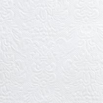 Artikel Servetten Wit Tafeldecoratie Reliëfpatroon 33x33cm 15st