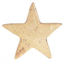 Artikel Servetringen ster goud antiek look metaal 6,5cm Ø4cm 4 st