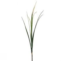 Zilver haargras groene plant zoetgras kunstmatig 104cm