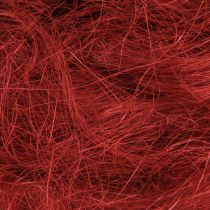 Artikel Sisal rood bordeaux natuurlijke vezel 300g