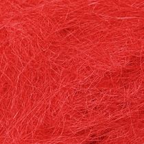 Artikel Sisal rood, kerstversiering, sisalwol 300g