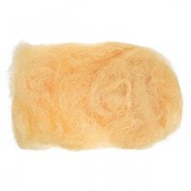 Sisal Abrikoos natuurlijk materiaal vulling wol deco fiber 300g